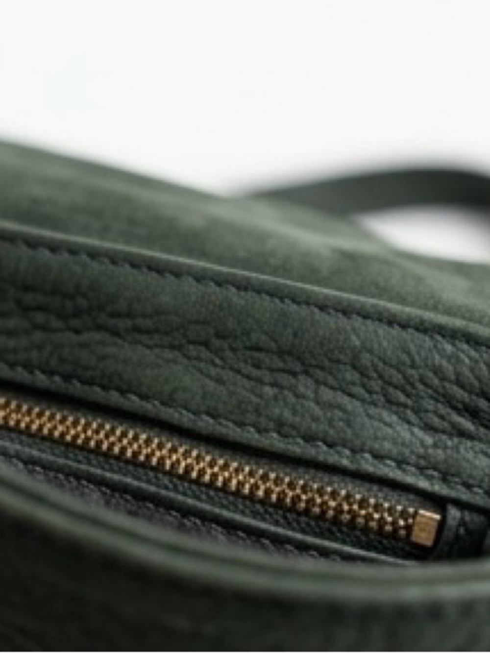 Vintage Coach 845 Nubuck Leather Shoulder Bag Crossbody Green - Picture 2 of 10